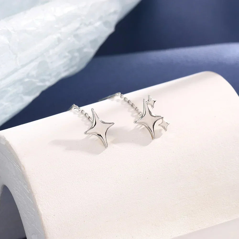 Boucles Argent Sterling Etoile Limité