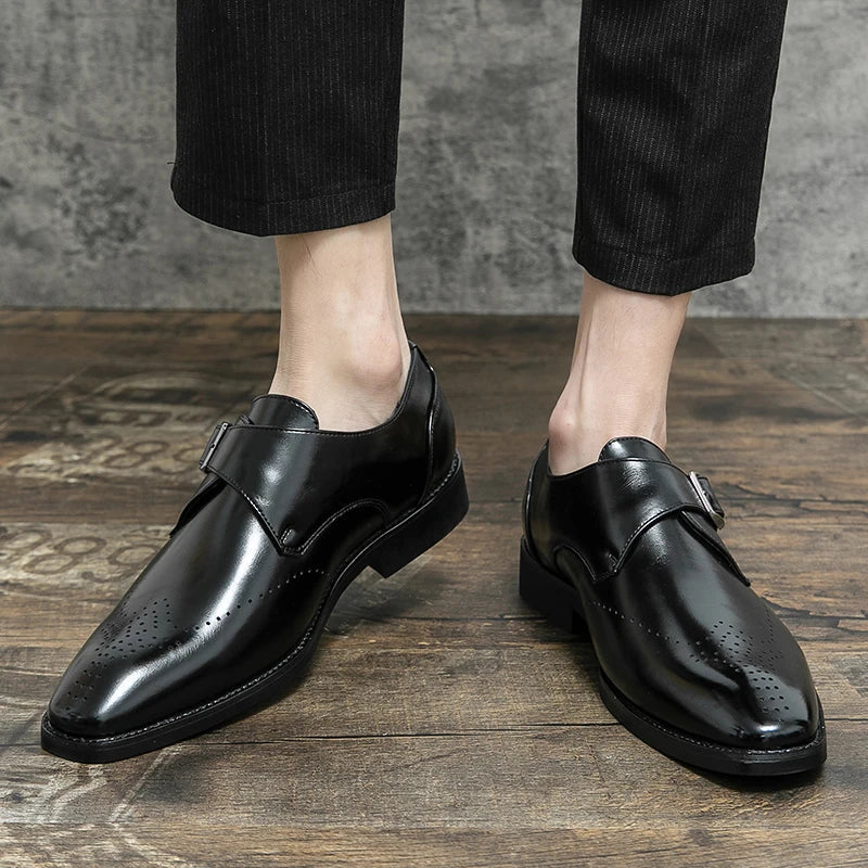 Chaussures de costume en cuir pour hommes de haute qualité