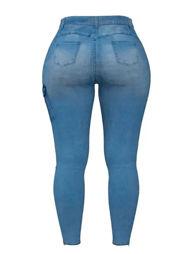 Jean crayon taille haute pour femme Gylli