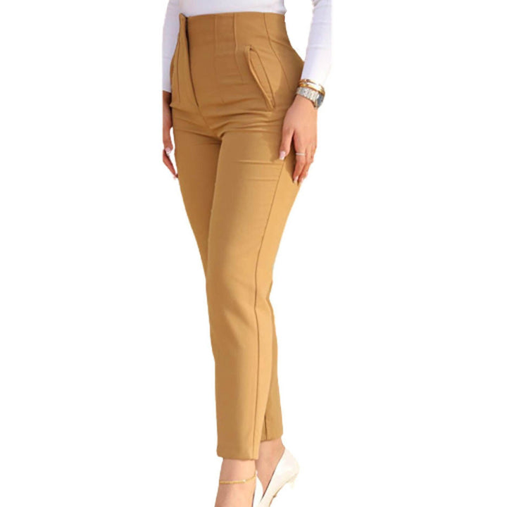 Allegra Hose - Pantalon femme taille haute slim pour un look élégant