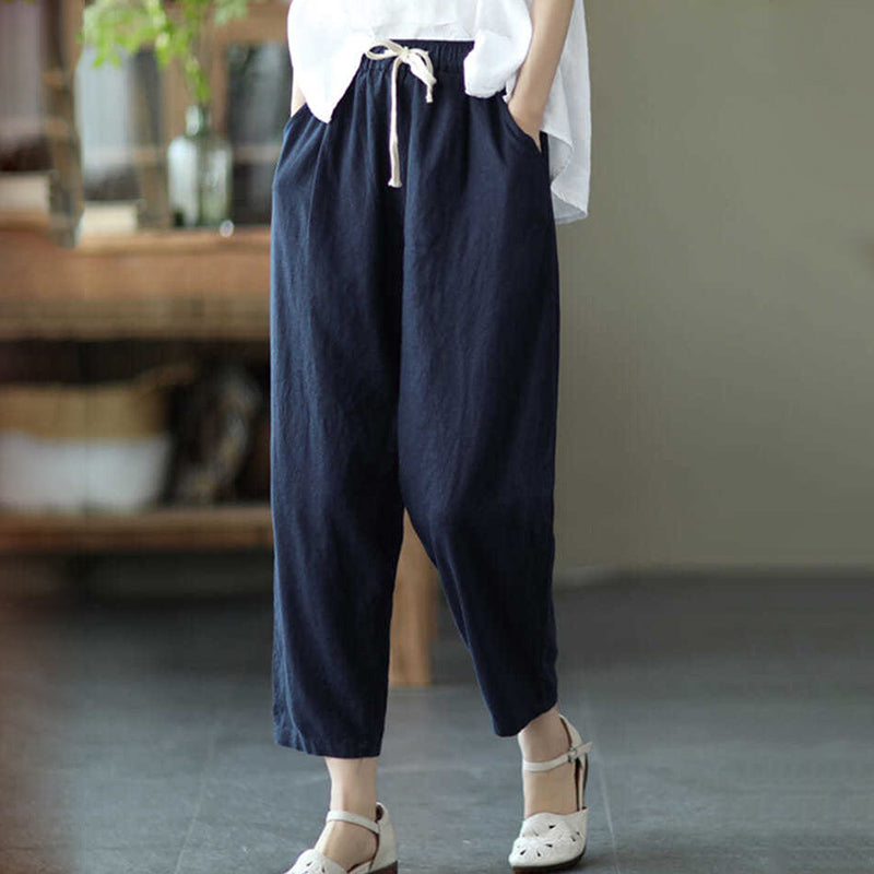 Kara - Pantalon en lin et coton frais