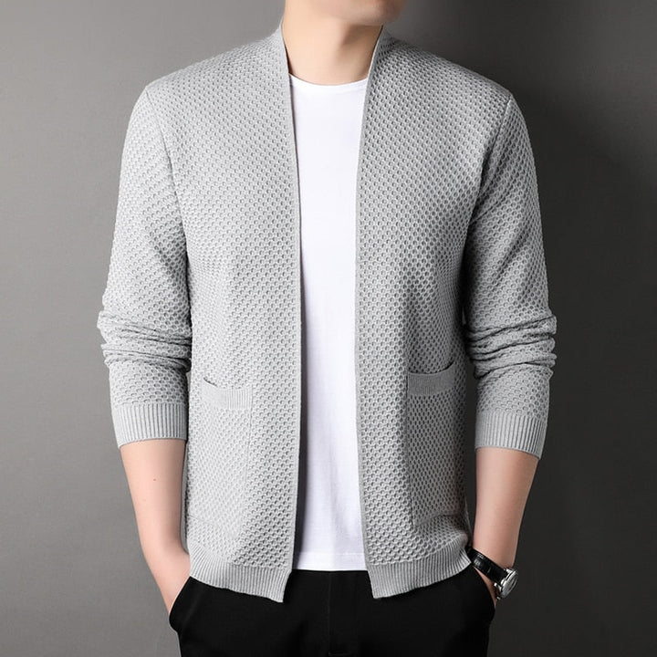 Fin - Cardigan élégant avec poches pour hommes