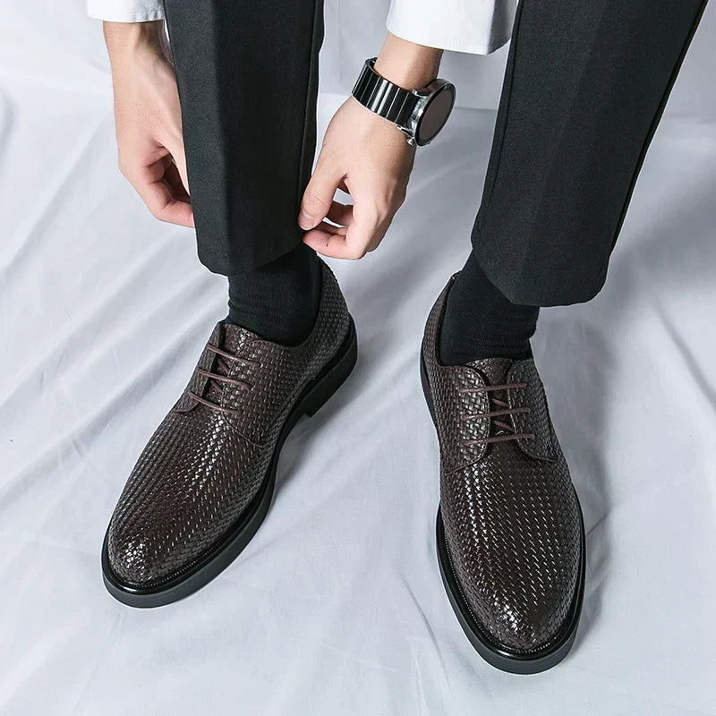 Oxfords en cuir de haute qualité pour hommes