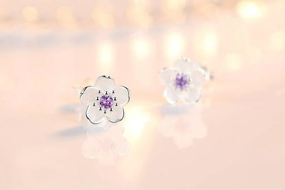 Boucles à Clous Zircone Cubique Argent Sterling Édition Exclusive Atelier