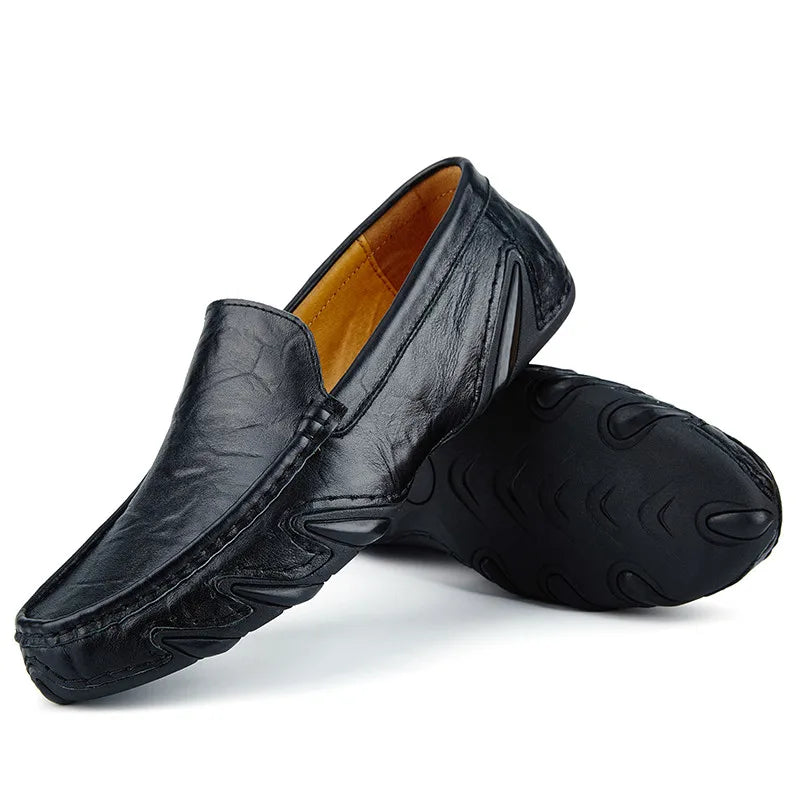 Mocassins en cuir de haute qualité pour hommes