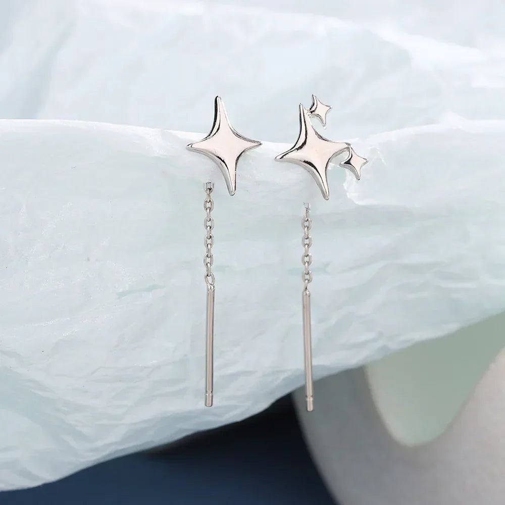 Boucles Argent Sterling Etoile Limité