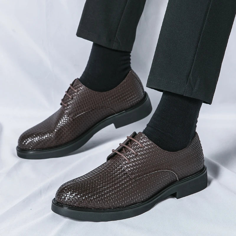 Oxfords en cuir de haute qualité pour hommes