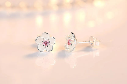 Boucles à Clous Zircone Cubique Argent Sterling Édition Exclusive Atelier