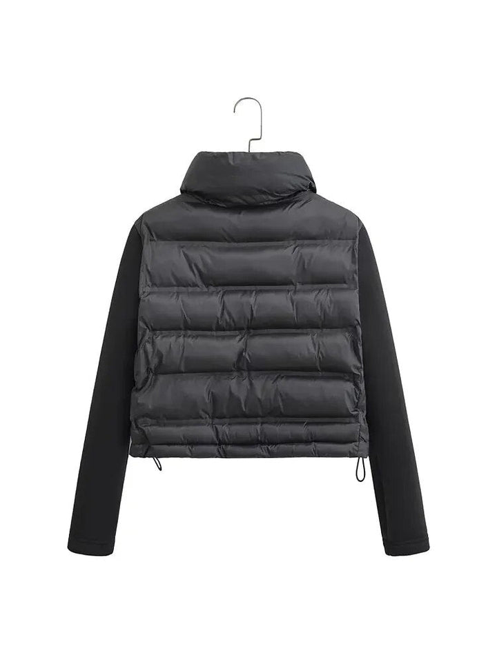 Veste à patte zippée à manches longues pour femmes