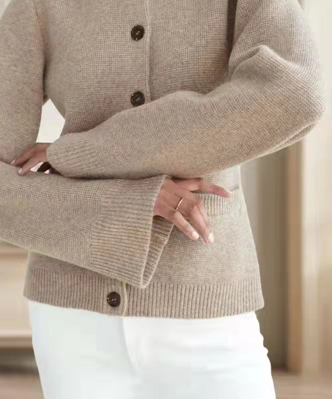 Lottie - Cardigan Tricoté pour Femme Style Décontracté