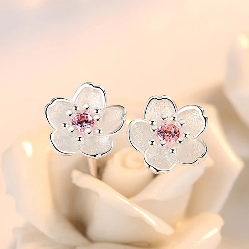 Boucles à Clous Zircone Cubique Argent Sterling Édition Exclusive Atelier
