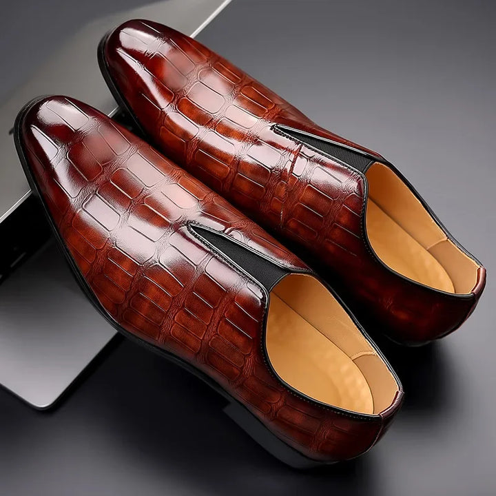 Loafers en cuir de haute qualité pour hommes