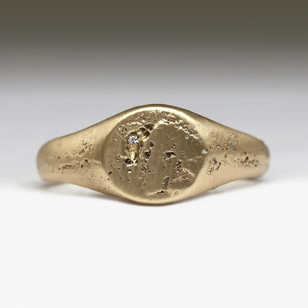 Bague Vintage Golden Seal