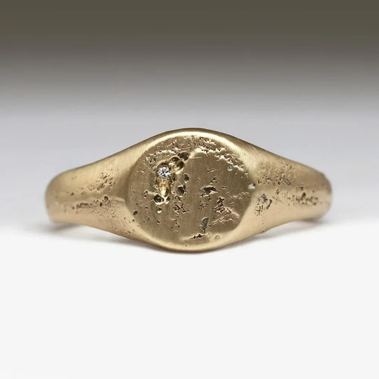 Bague Vintage Golden Seal