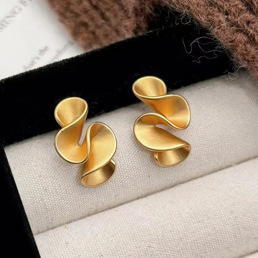 Boucles Clous Fleurs Or 18K Et Argent Sterling Collection Édition Limitée