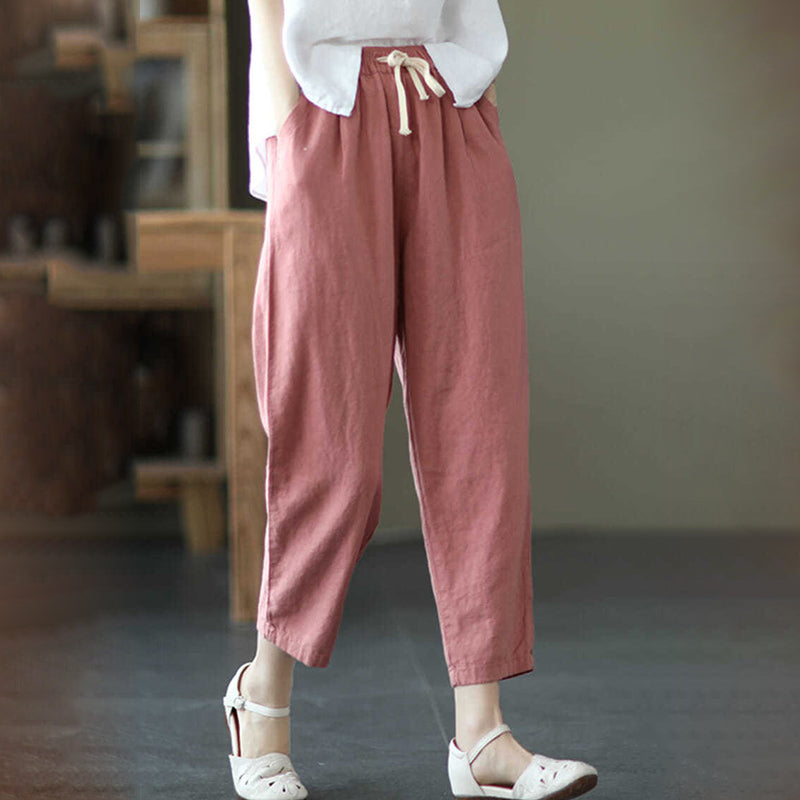 Kara - Pantalon en lin et coton frais