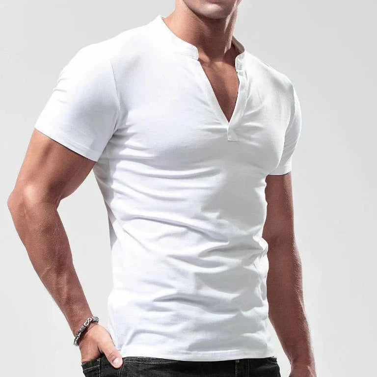 Recon - T-shirt Henley en coton