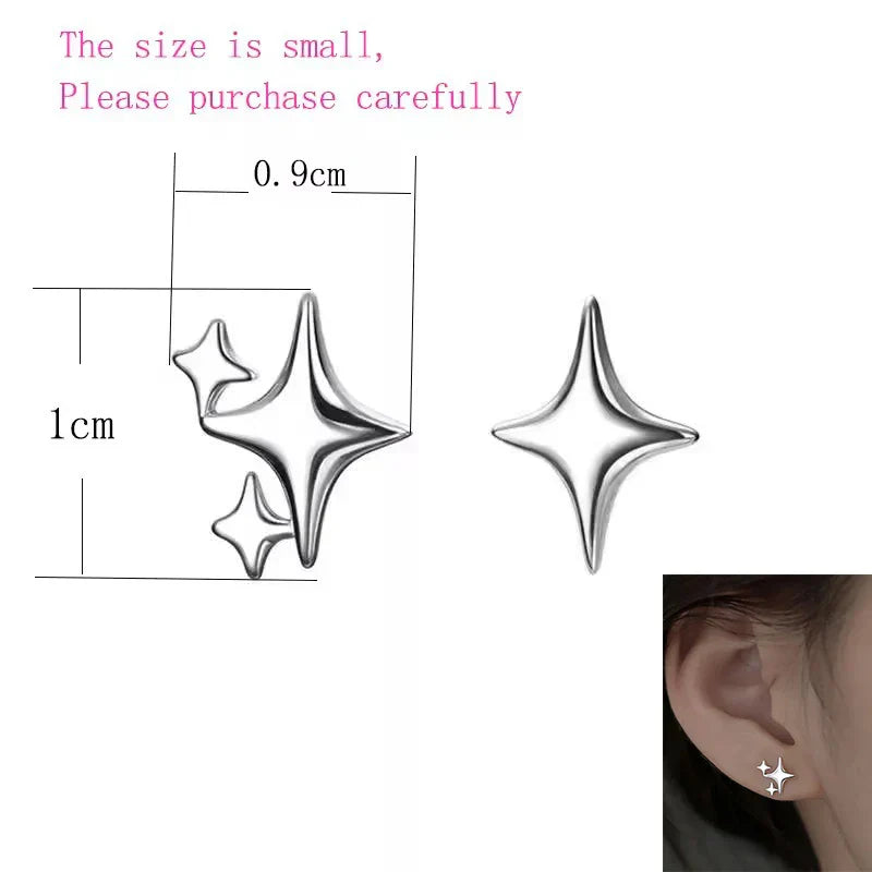 Boucles Argent Sterling Etoile Limité