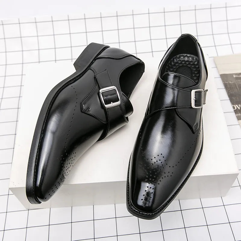 Chaussures de costume en cuir pour hommes de haute qualité