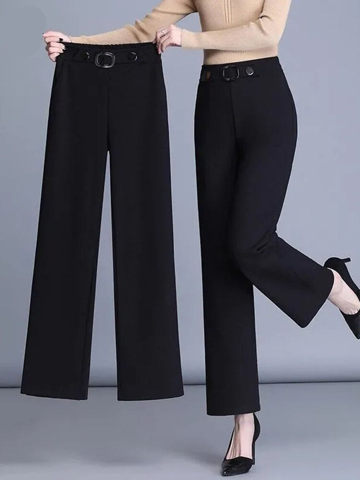 Pantalon Zita - Pantalon de bureau pour femme avec taille haute - Stylé et confortable pour le travail au quotidien