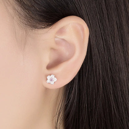 Boucles à Clous Zircone Cubique Argent Sterling Édition Exclusive Atelier