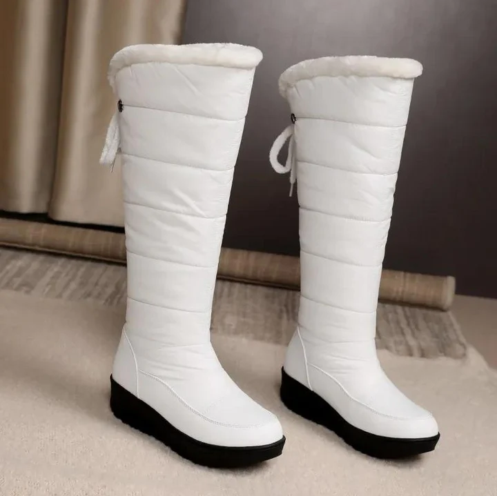 Sofía - Bottes de neige fourrées au genou pour femmes