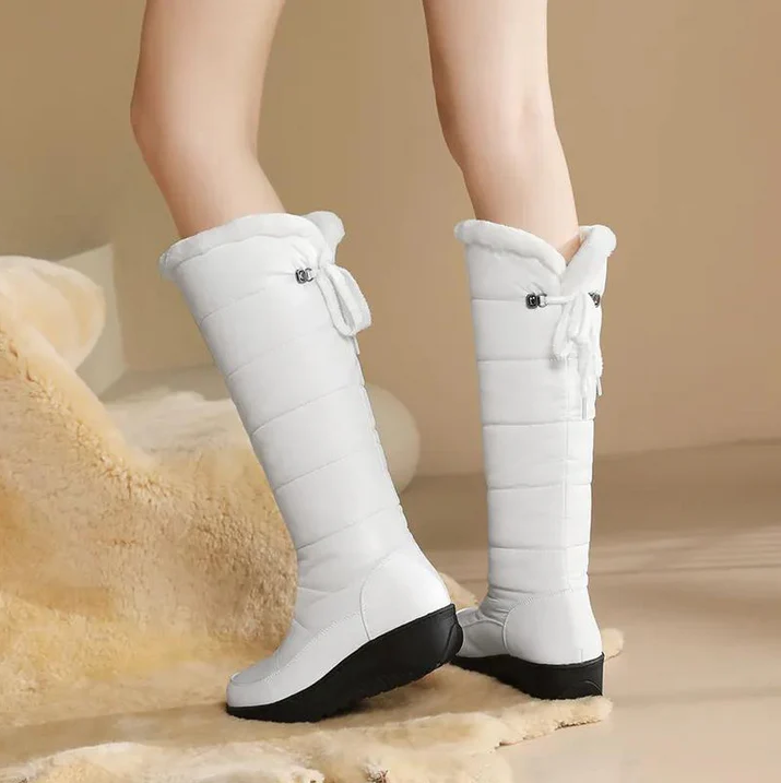 Sofía - Bottes de neige fourrées au genou pour femmes