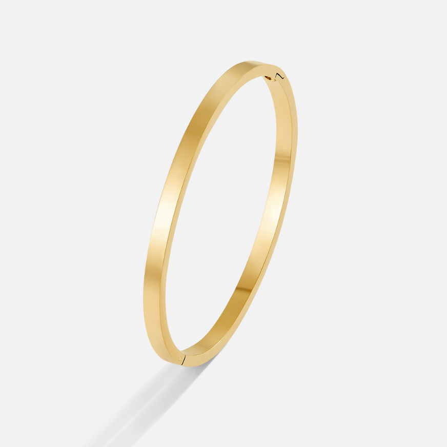 Bracelet rigide minimaliste avec fermeture invisible - Loredana