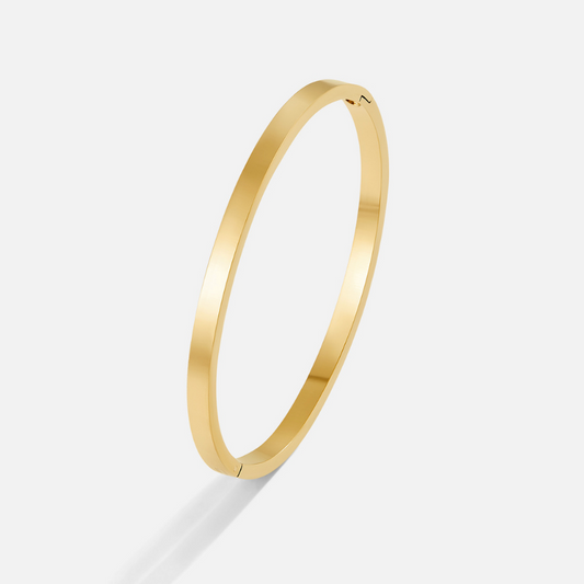 Bracelet rigide minimaliste avec fermeture invisible - Loredana