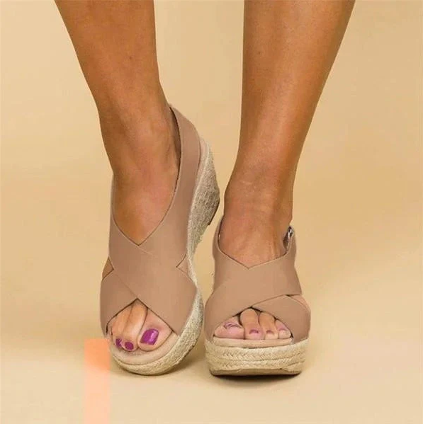 Amanda - Sandales d'été en espadrille élégante