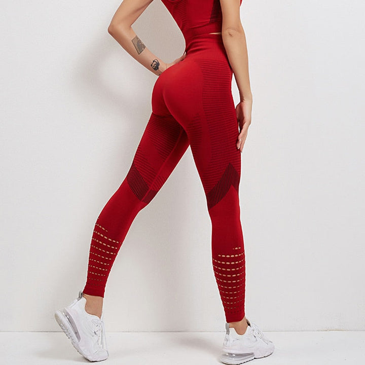 Hennie Sport - Leggings de sport pour femmes avec taille haute