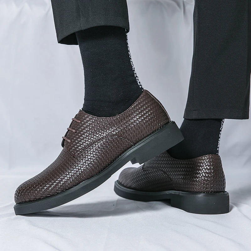 Oxfords en cuir de haute qualité pour hommes