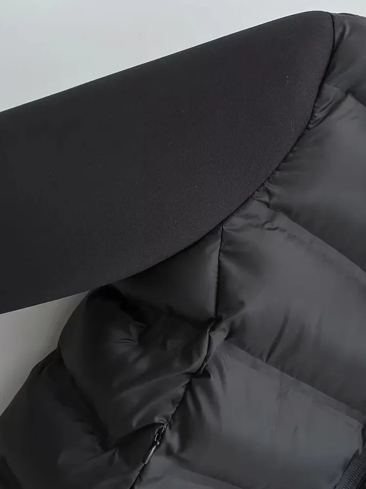 Veste à patte zippée à manches longues pour femmes