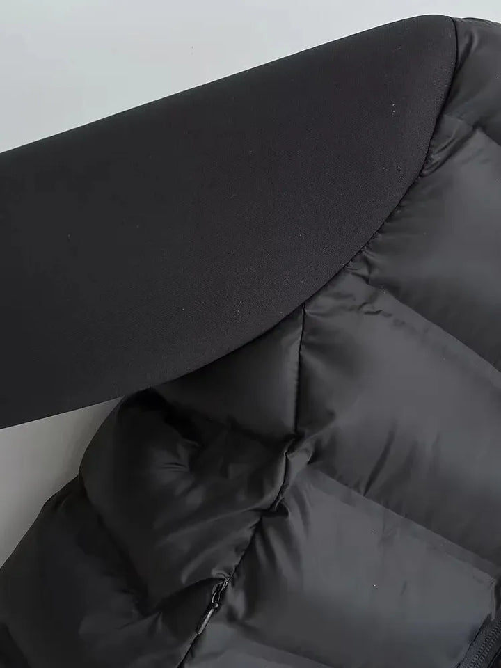 Veste à patte zippée à manches longues pour femmes