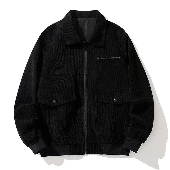 Manteau zippé en velours côtelé - Henry