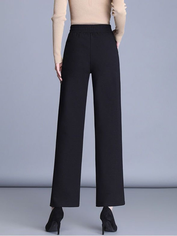 Pantalon Zita - Pantalon de bureau pour femme avec taille haute - Stylé et confortable pour le travail au quotidien