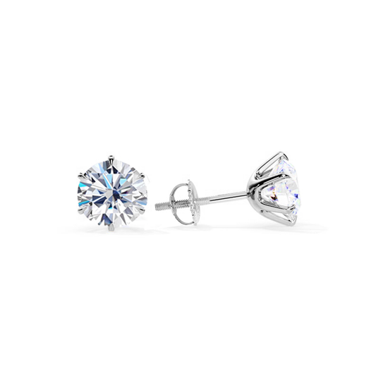 Boucles Doreilles Or Blanc Tera Collection Édition Limitée Fabriqué À La Main