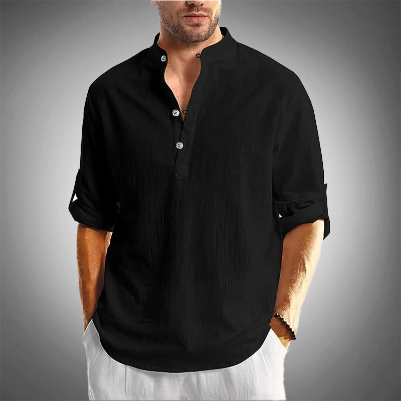 Remy - Henley en lin classique