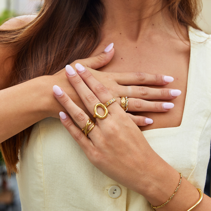 Bague en or fondu Vina