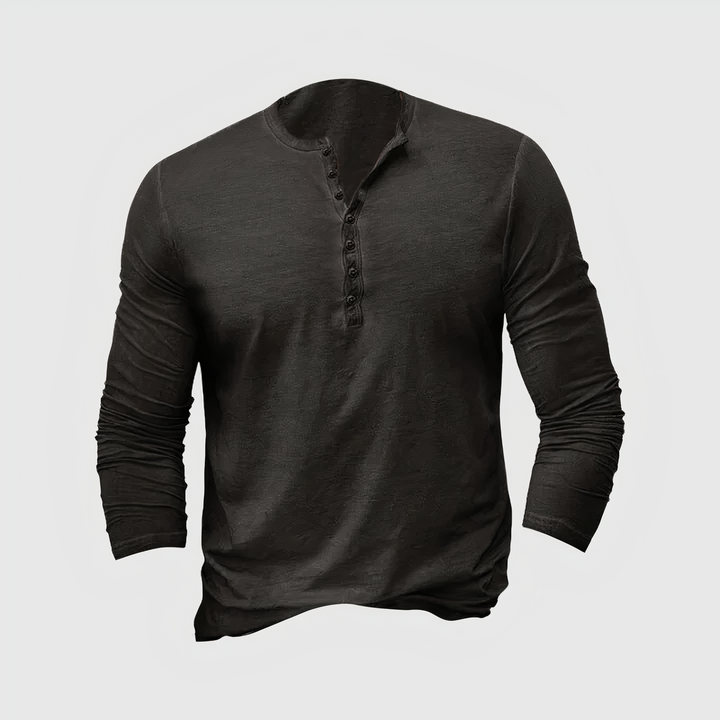 ZENO - Chemise Henley Classique