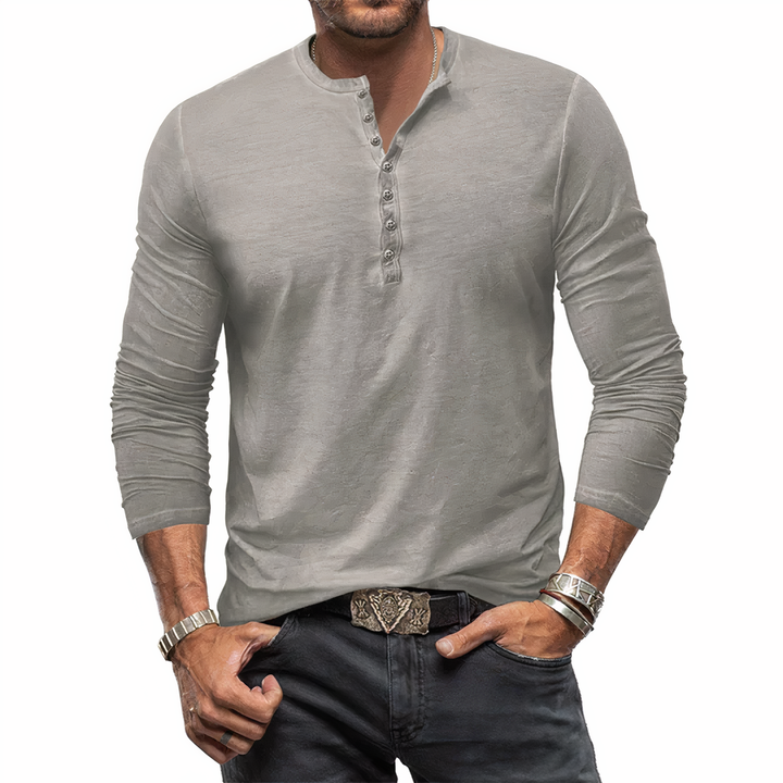 ZENO - Chemise Henley Classique