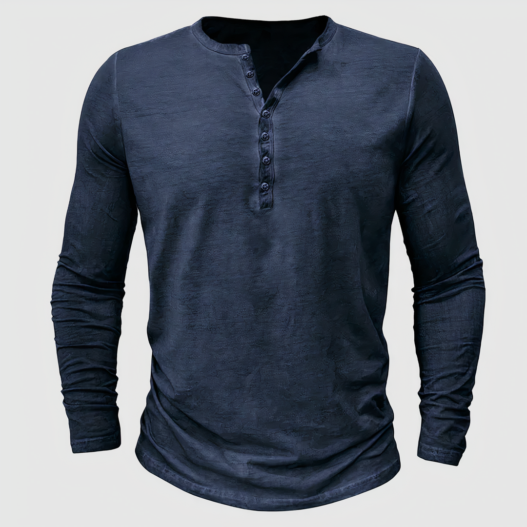 ZENO - Chemise Henley Classique