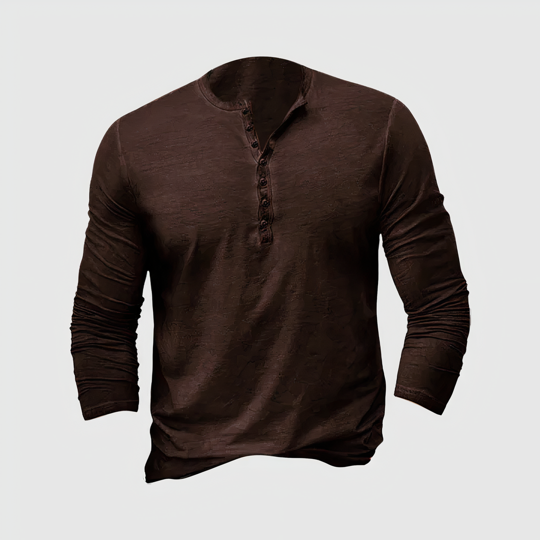 ZENO - Chemise Henley Classique