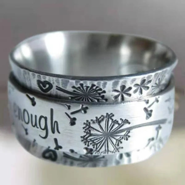 Bague de méditation en pissenlit