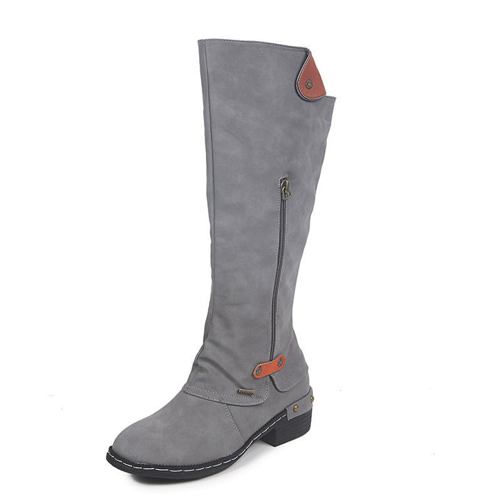 Wienlaka - Bottes Hautes à Fermeture Éclair