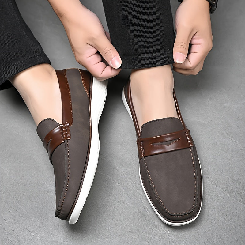 Loafers en cuir de haute qualité pour hommes - design de chaussures élégant