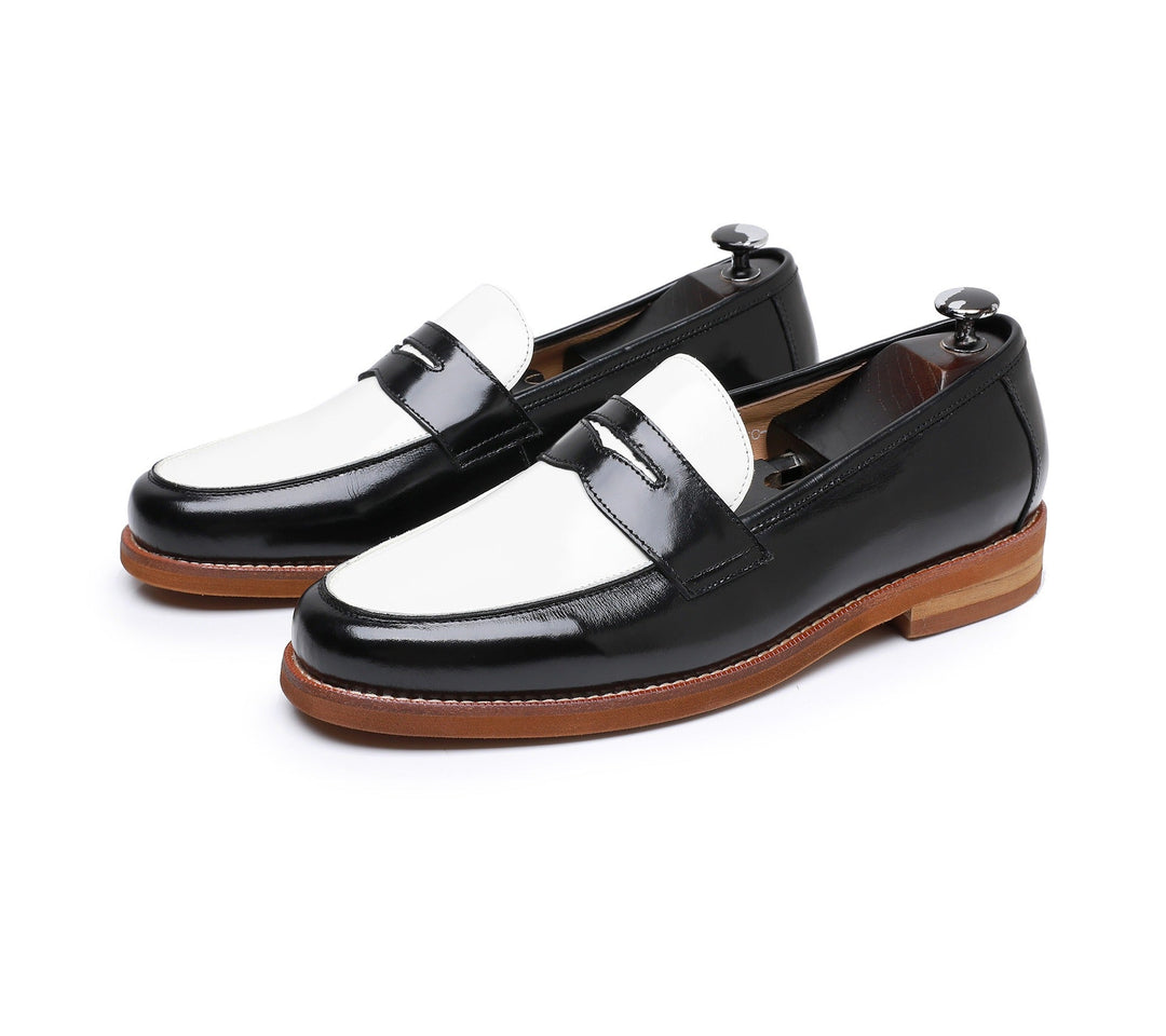 Mocassins en cuir véritable de style classique pour hommes - Whitmore