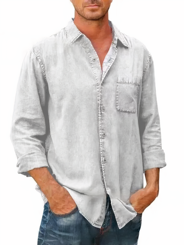 MATEO - Chemise en denim à manches longues