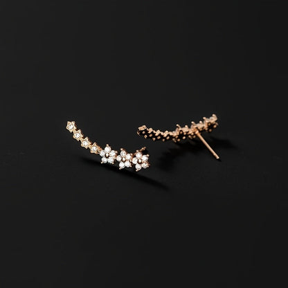 Boucles D Oreilles, Argent Or Rose Collection Édition Limitée Pour Tous Les Styles