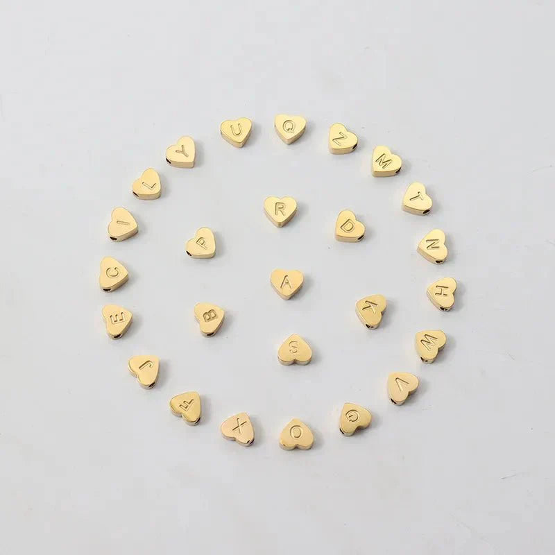 Bracelet avec corde réglable et pendentif en forme d'initiale - Arianna